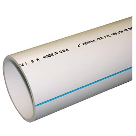 Genova 4 in. x 5 ft. Schedule 40 PVC DWV Pipe 179951